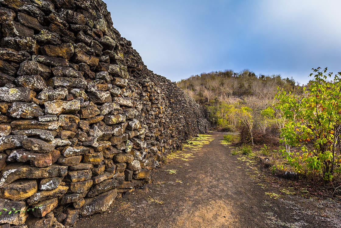 The Wall of Tears on Isabela